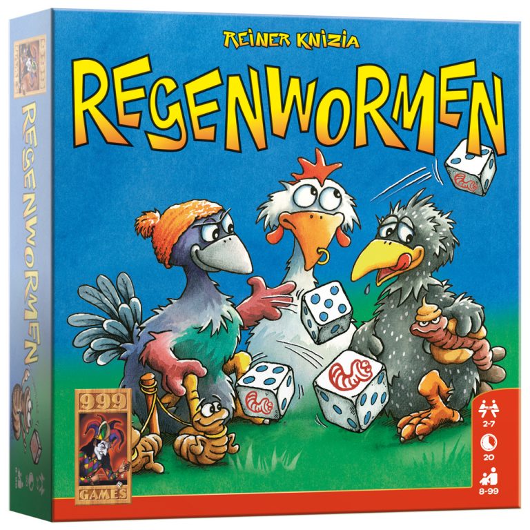 999 Games Regenwormen | Kopen bij Flickmyhouse