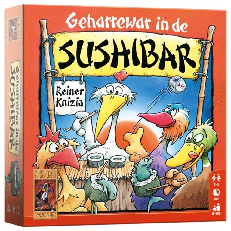 999 Games Geharrewar in de Sushibar | Kopen bij Flickmyhouse