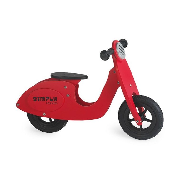 Simply for Kids Houten Loopscooter Rood | Kopen bij Flickmyhouse