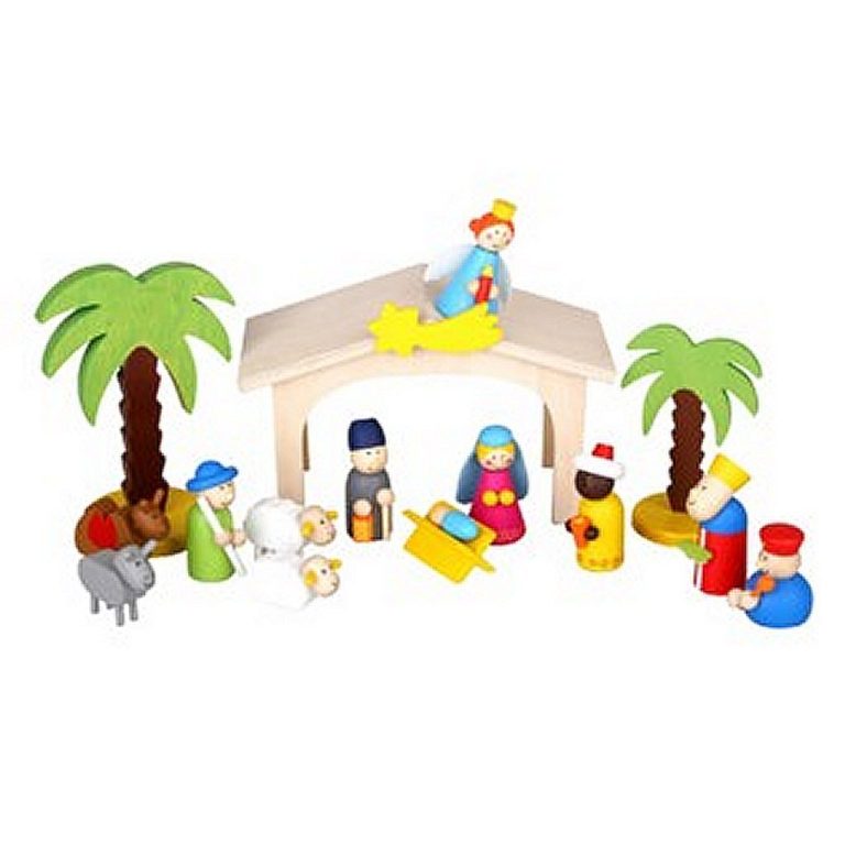 Simply for Kids Houten Kerststal | Kopen bij Flickmyhouse