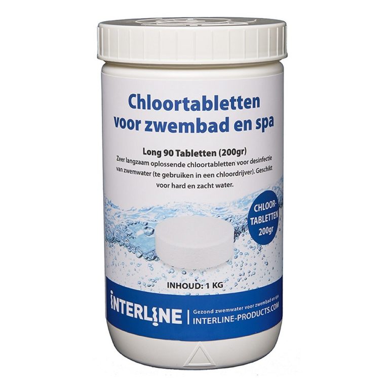 Interline Zwembad 200 Grams Chloortabletten 1 kg | Kopen bij Flickmyhouse