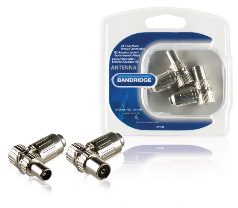 Bandridge Byp1103 Iec-coaxconnectors Male/female | Kopen bij Flickmyhouse