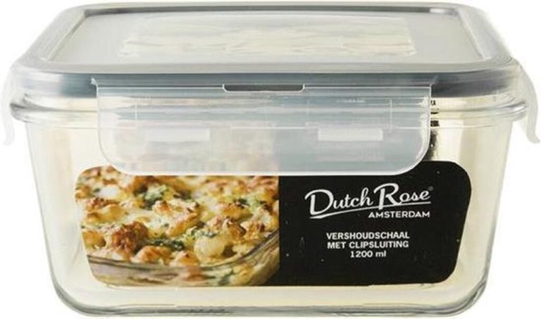 Dutch Rose Vershoudschaal 1200 zwart | Kopen bij Flickmyhouse