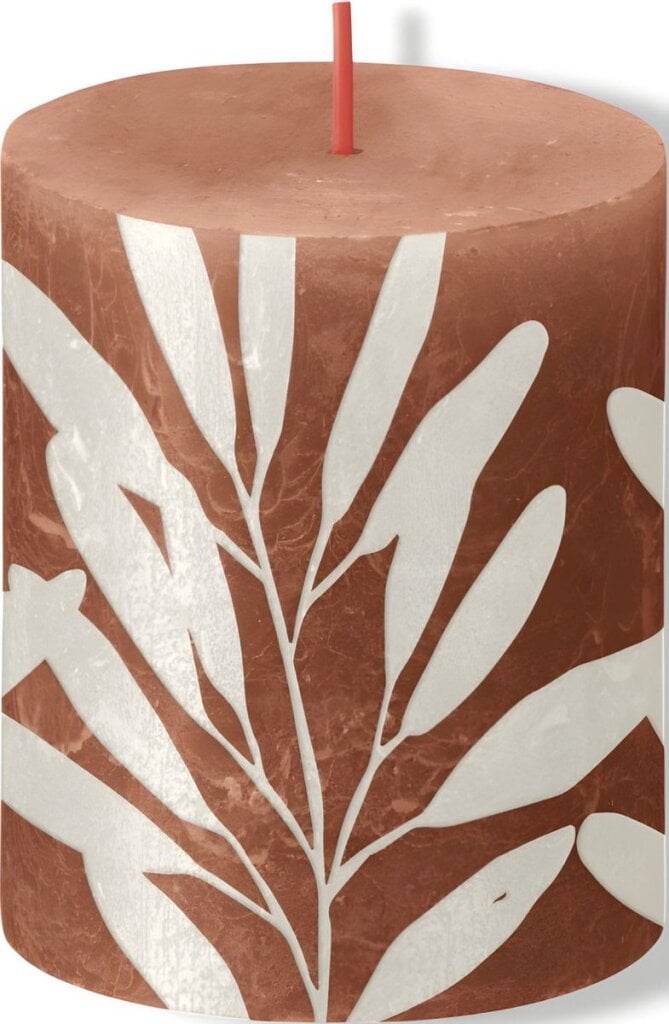 Bolsius Kaars Roze met Print | Kopen bij Flickmyhouse