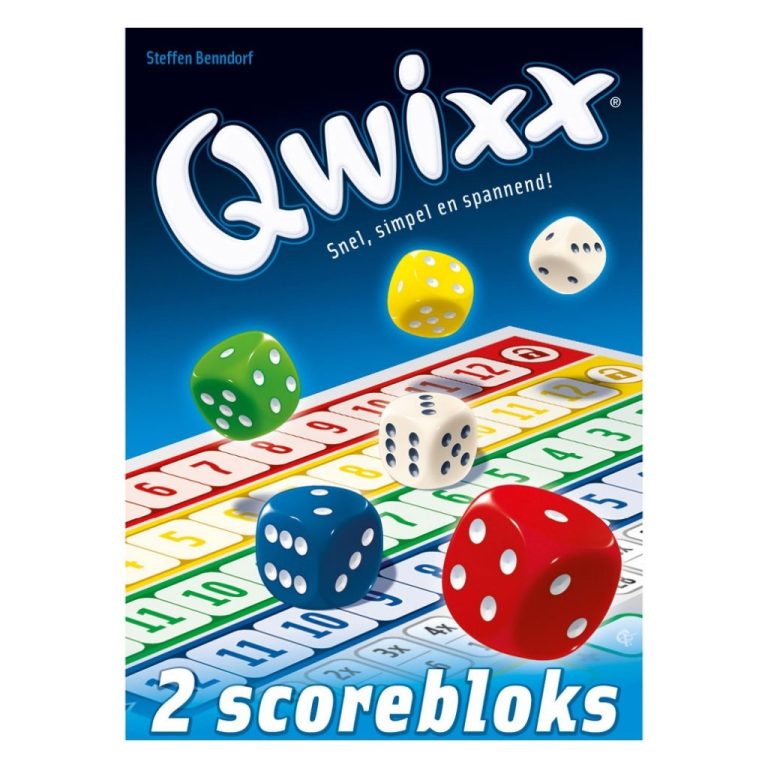 White Goblin Games Qwixx Scorebloks 2 Stuks | Kopen bij Flickmyhouse