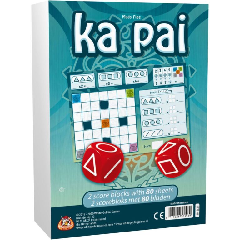 White Goblin Games Ka Pai Scoreblok | Kopen bij Flickmyhouse