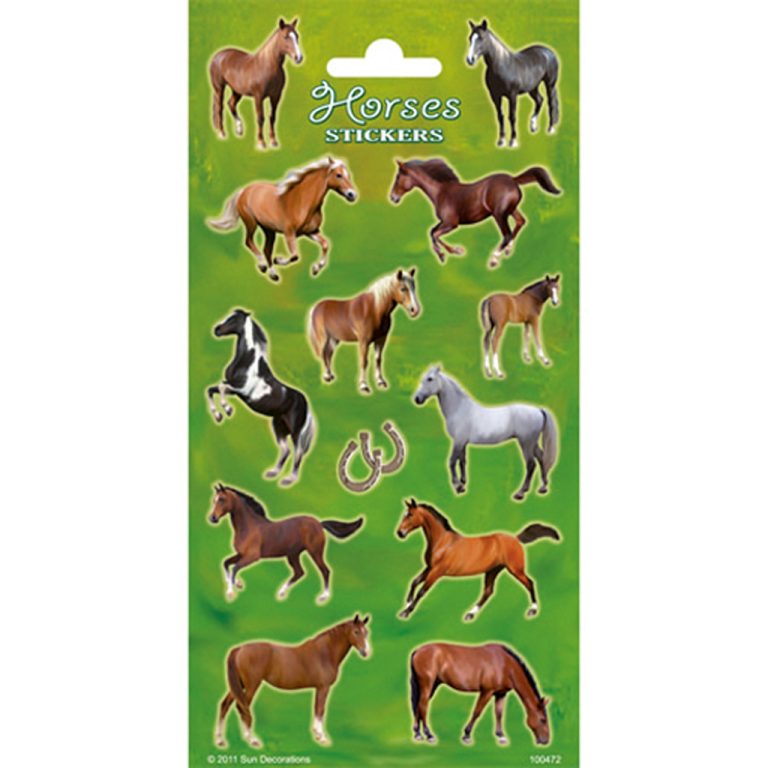 Paarden Stickervel Doos 10 Stuks | Kopen bij Flickmyhouse