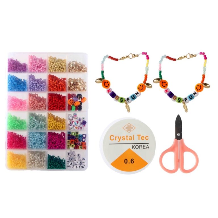 Kralenset met 24 Soorten Kralen 300 gr | Kopen bij Flickmyhouse