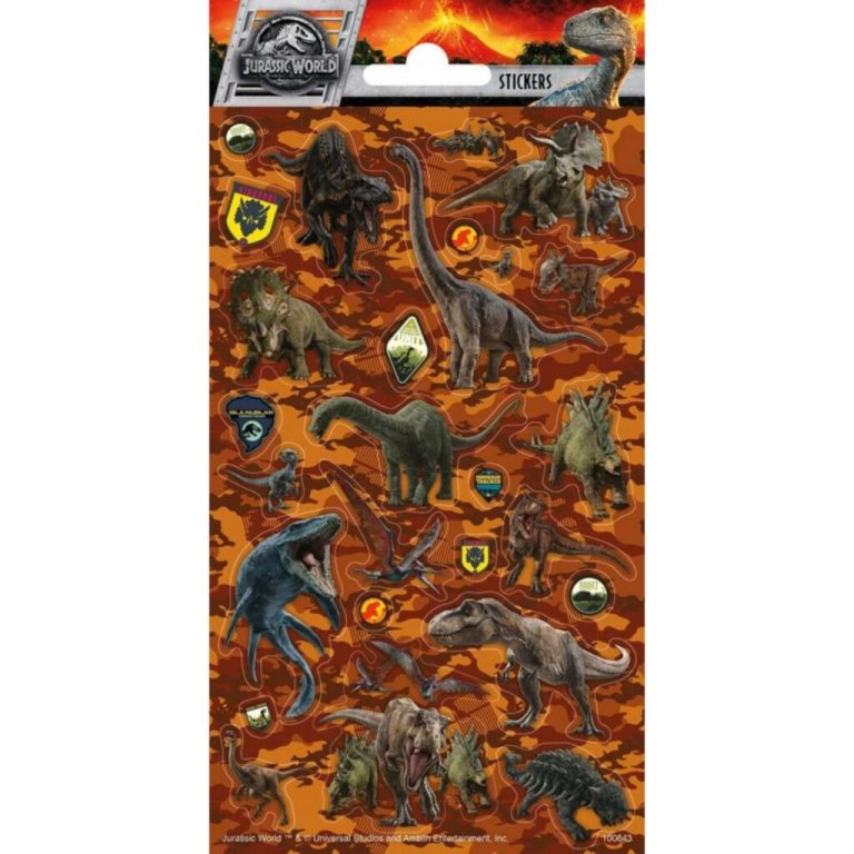 Jurassic World Stickers | Kopen bij Flickmyhouse