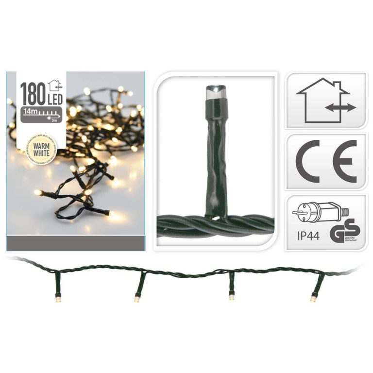 S.I.A. Kerstverlichting 13.5M 180 LED Lampjes IP44 | Kopen bij Flickmyhouse
