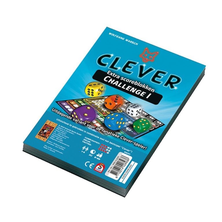 999 Games Clever Challenge Scoreblokken 2 Stuks | Kopen bij Flickmyhouse
