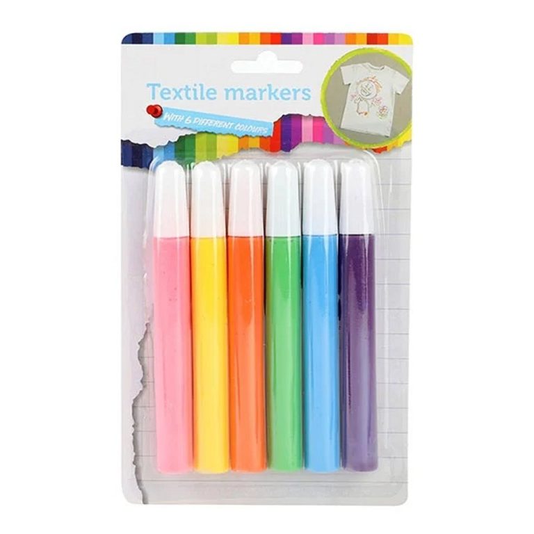 Toi-Toys Textielstiften 6 Stuks | Kopen bij Flickmyhouse