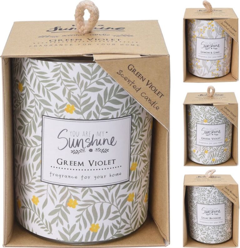 Geurkaars in Glas in Doos &Oslash;8x9