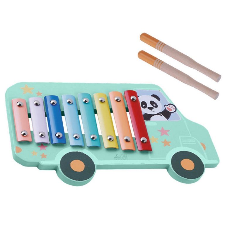 Studio Circus Happy Bus Panda Xylofoon Hout/Metaal | Kopen bij Flickmyhouse
