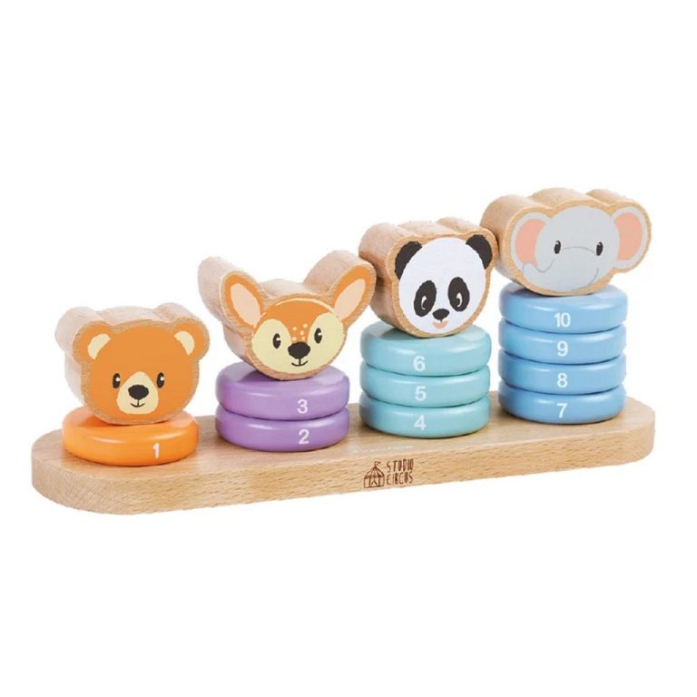 Studio Circus Houten Stapelspel Cijfers Stapelen | Kopen bij Flickmyhouse