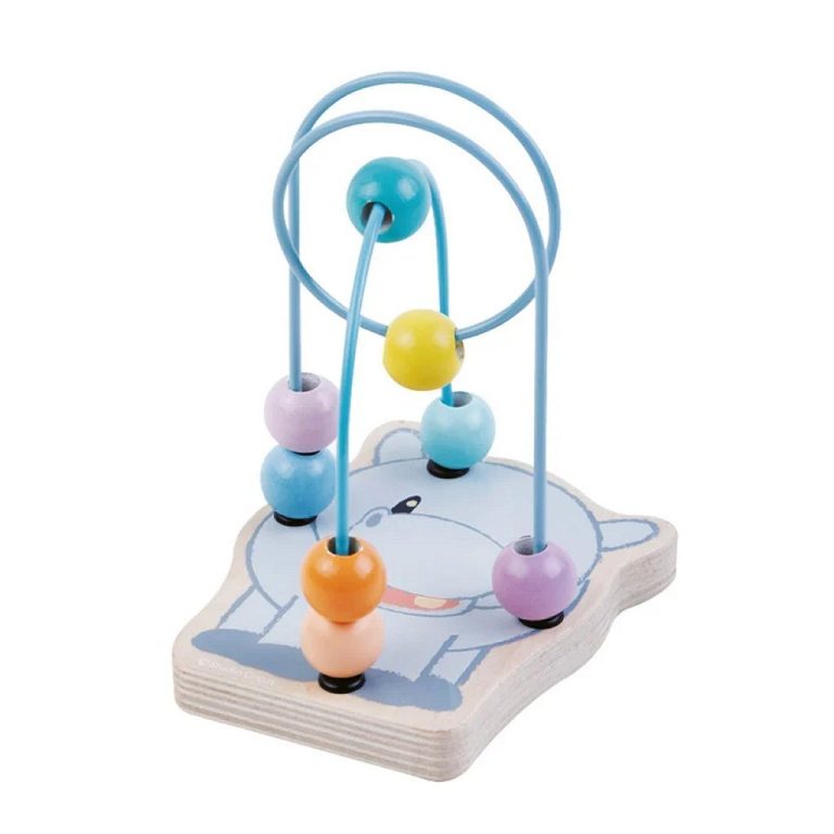 Studio Circus Houten Kralenframe Nijlpaard | Kopen bij Flickmyhouse