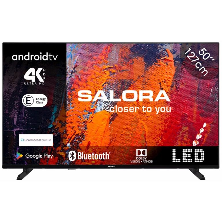 Salora 50UA550 4K Ultra HD Android Smart TV 127 cm Zwart | Kopen bij Flickmyhouse