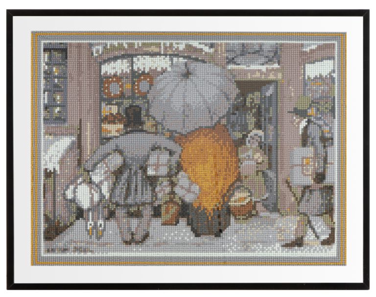 Grafix Diamond Painting Anton Pieck Etalage 40x50cm | Kopen bij Flickmyhouse