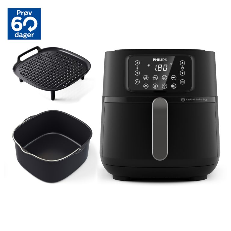 Philips HD9285/96 5000 Series Airfryer XXL 7.2L 2000W Zwart/Zilver | Kopen bij Flickmyhouse