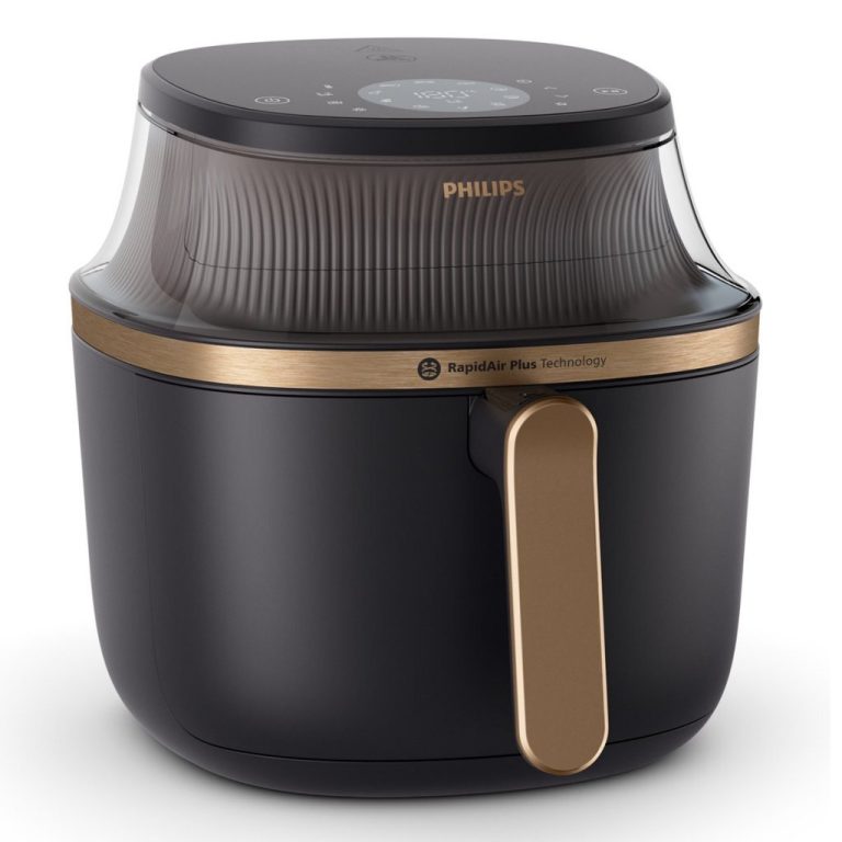 Philips NA332/00 Serie 3000 Airfryer 6.2L 1700W Zwart/Goud | Kopen bij Flickmyhouse