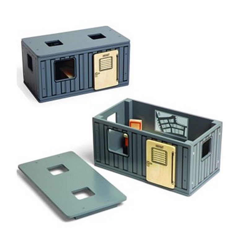 Pintoy Bouwcontainer met Kantoormeubeltjes | Kopen bij Flickmyhouse