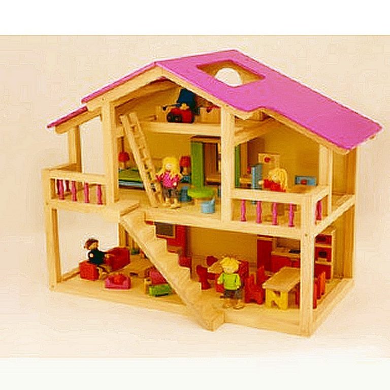 Pintoy Star Loft Dolls House Poppenhuis | Kopen bij Flickmyhouse