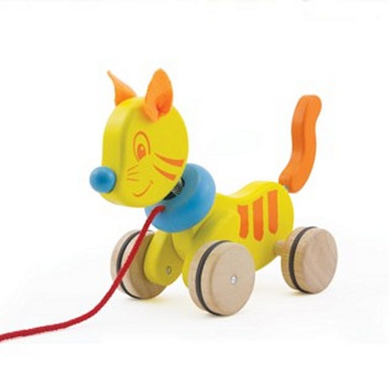 Pintoy P13500 Houten Trekfiguur Kat | Kopen bij Flickmyhouse