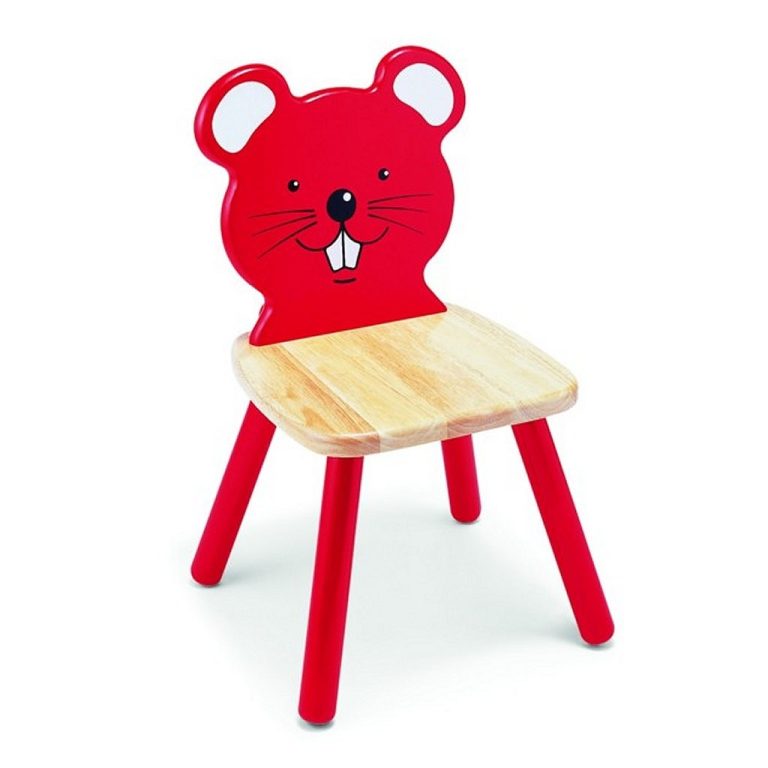 Pintoy P99241 Houten Stoel Rode Muis | Kopen bij Flickmyhouse