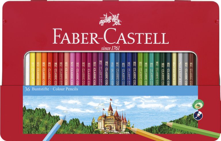 Faber Castell FC-115886 Kleurpotlood Faber-Castell Castle Zeskantig Metalen Etui Met 36 Stuks | Kopen bij Flickmyhouse