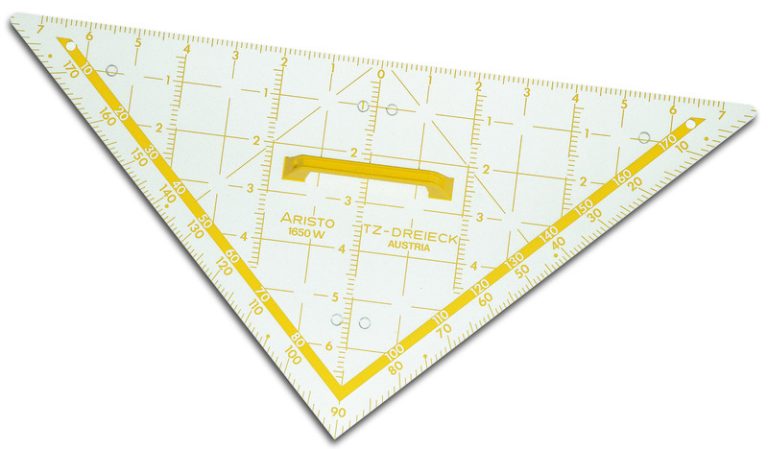 Aristo AR-1650W Tekendriehoek Voor Schoolbord 80cm | Kopen bij Flickmyhouse