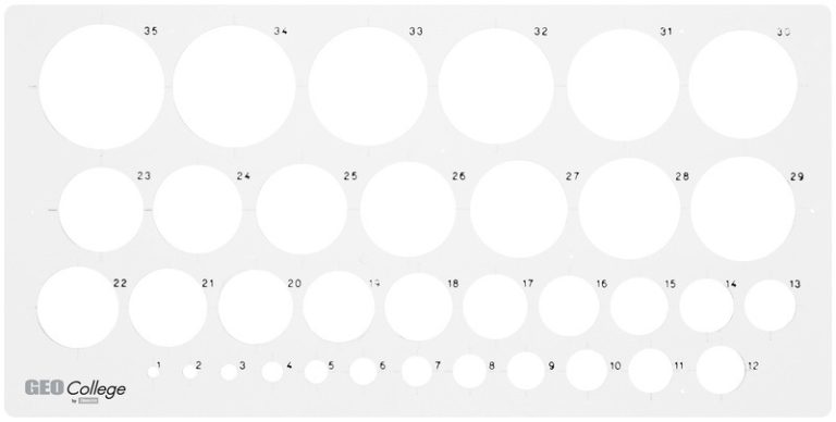 Aristo AR-23319 Cirkelsjabloon 1-35 Mm | Kopen bij Flickmyhouse