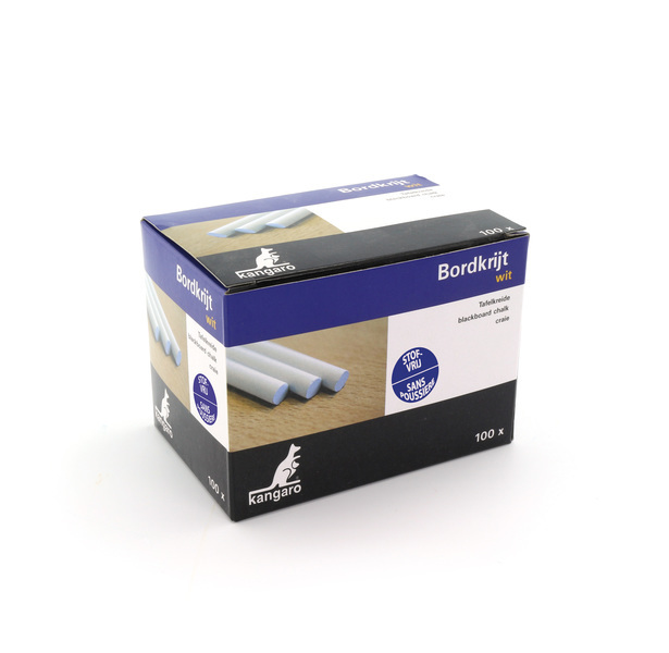Kangaro K-N100WD Bordkrijt Stofvrij Wit 100 Stuks | Kopen bij Flickmyhouse