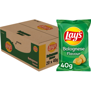 Lay's Bolognese Chips 20 x 40 g bij Jumbo | Flickmyhouse