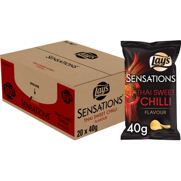 Lay's Sensations Thai Sweet Chilli Flavour 20 x 40 g bij Jumbo | Flickmyhouse