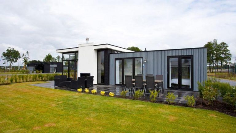 Heerlijk 6 persoons accommodatie met schuifpui op vakantiepark met wellnessmogelijkheden