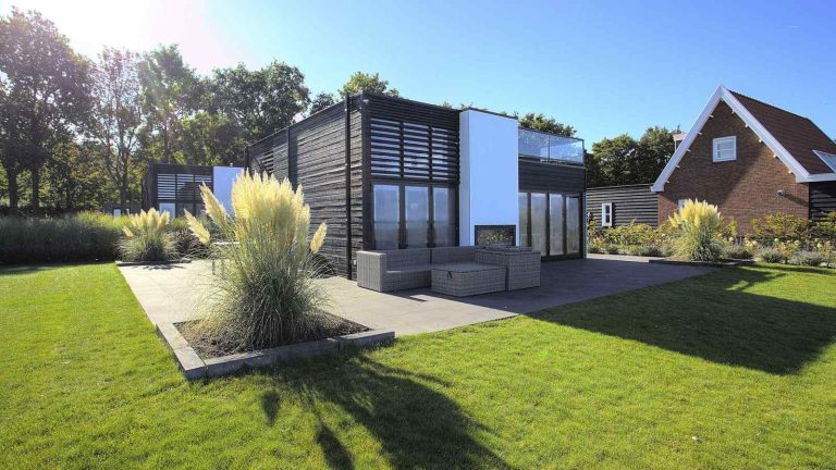 6 persoons vakantiehuis met sfeerhaard en dakterras op vakantiepark Hooge Veluwe in Arnhem