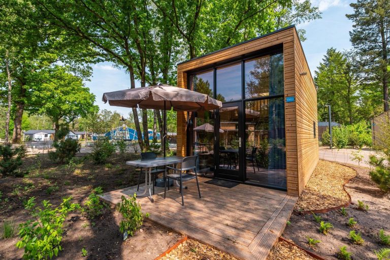 Knus Tiny House voor 2 personen op vakantiepark aan Nationaal Park de Hoge Veluwe