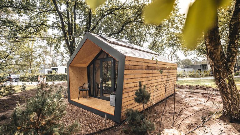 Vakantiehuisje voor 1 persoon op vakantiepark de Zanding in Otterlo midden op de Veluwe