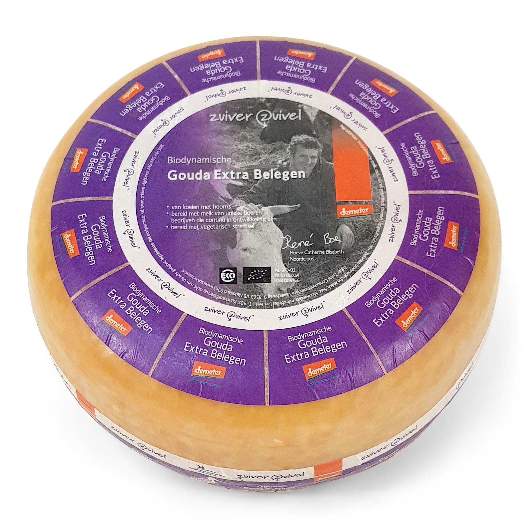 5kg Extra Belegen Goudse Biologisch vegetarisch dynamische kaas - Demeter 50+ | Kopen bij Flickmyhouse