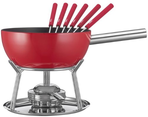 Kaasfondueset Alu Inductie Rood | Kopen bij Flickmyhouse