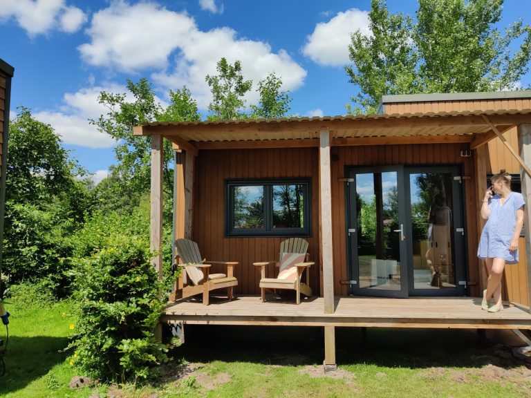 Tiny House voor 4 personen op een vakantiepark in Scherpenzeel