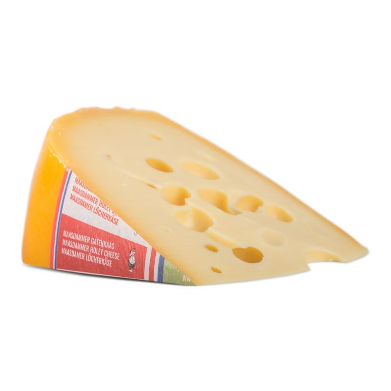 Gatenkaas Maasdammer 48+ | Vanaf 250gr | Kopen bij Flickmyhouse