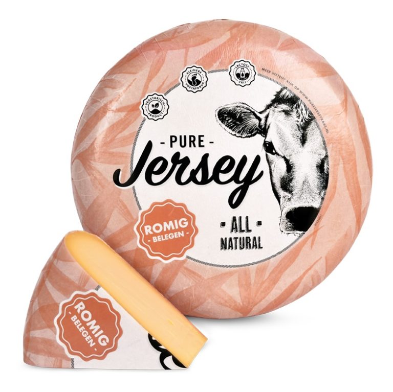 Pure Jersey kaas - Romig Belegen 50+ | Vanaf 250gr | Kopen bij Flickmyhouse