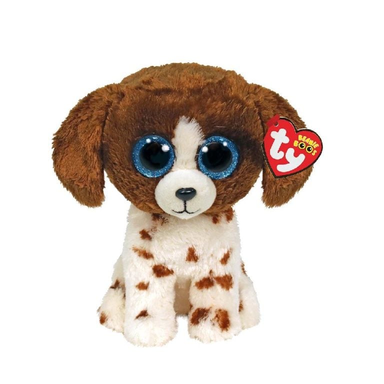 TY Beanie Boos Knuffel Hond Muddles 24 cm | Kopen bij Flickmyhouse