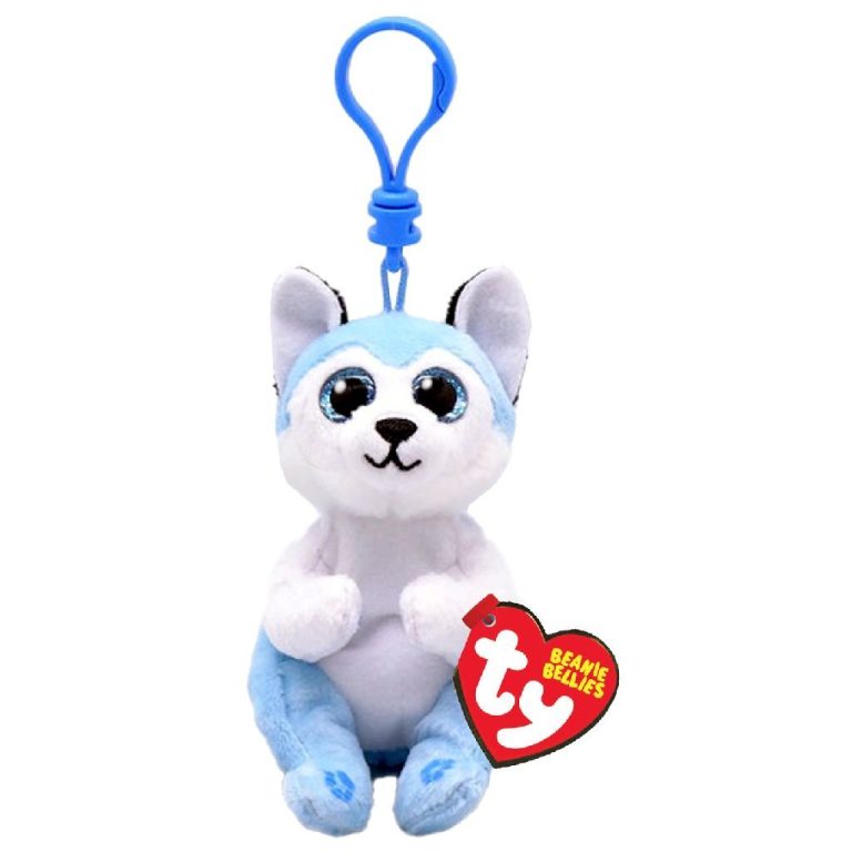 TY Beanie Babies Bellies Clip Knuffel Hond Thunder 10 cm | Kopen bij Flickmyhouse