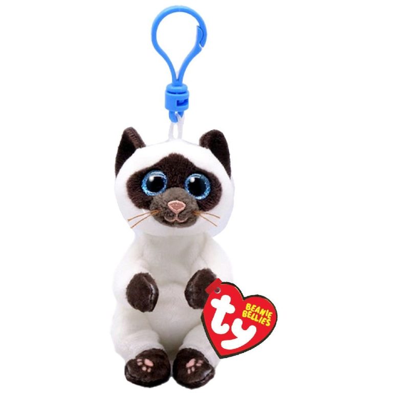 TY Beanie Babies Bellies Clip Knuffel Kat Miso 10 cm | Kopen bij Flickmyhouse