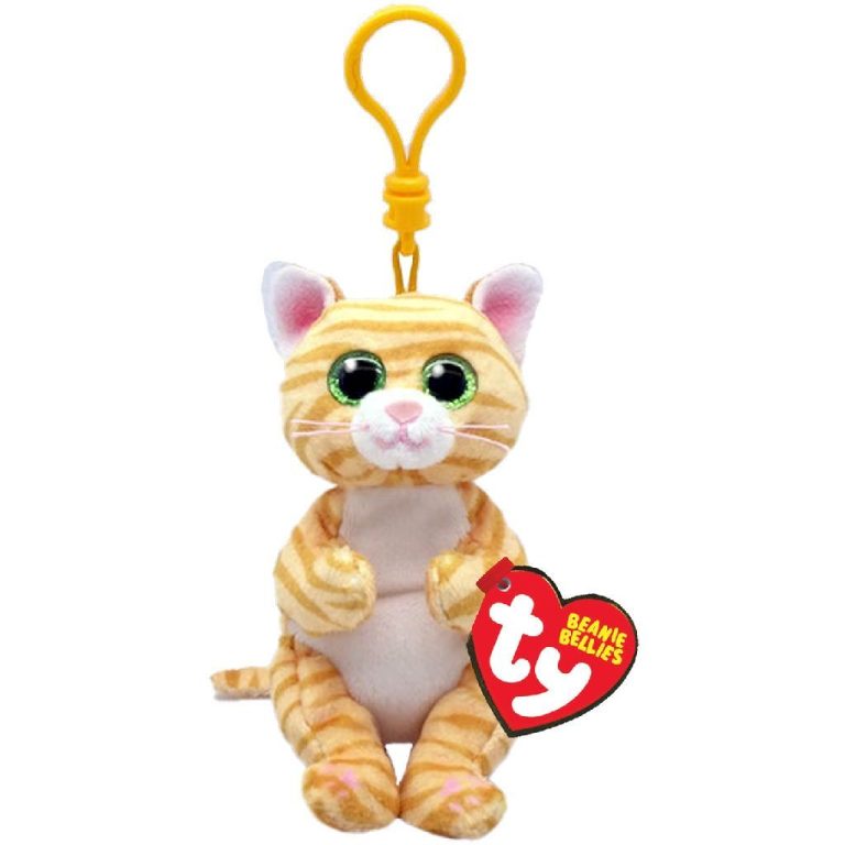 TY Beanie Babies Bellies Clip Knuffel Kat Mango 10 cm | Kopen bij Flickmyhouse