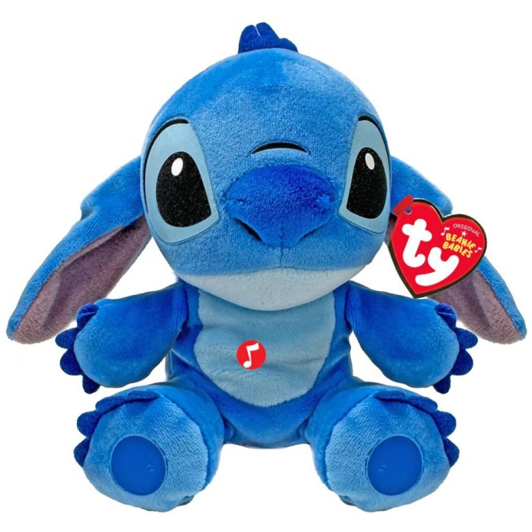 TY Beanie Babies Disney Knuffel Stitch 15 cm + Geluid | Kopen bij Flickmyhouse