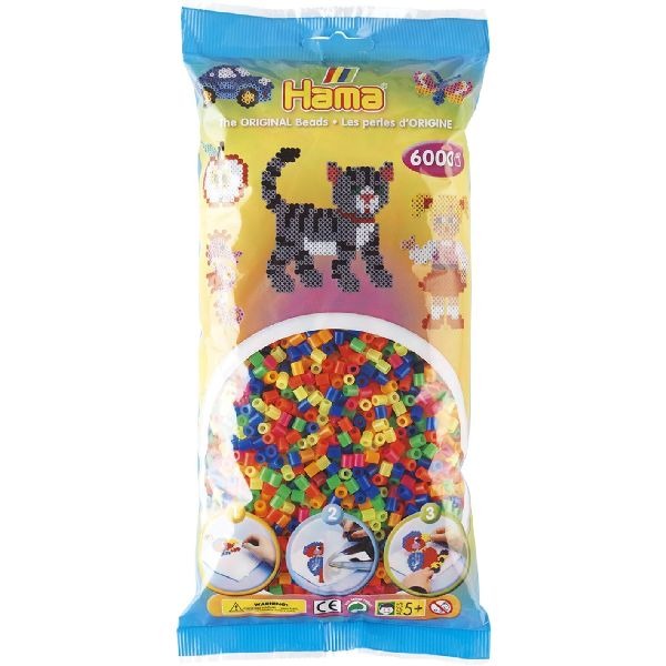 Hama 20551 Strijkkralen Neon 6000 Stuks | Kopen bij Flickmyhouse