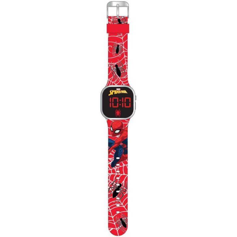Spiderman LED Horloge Rood | Kopen bij Flickmyhouse